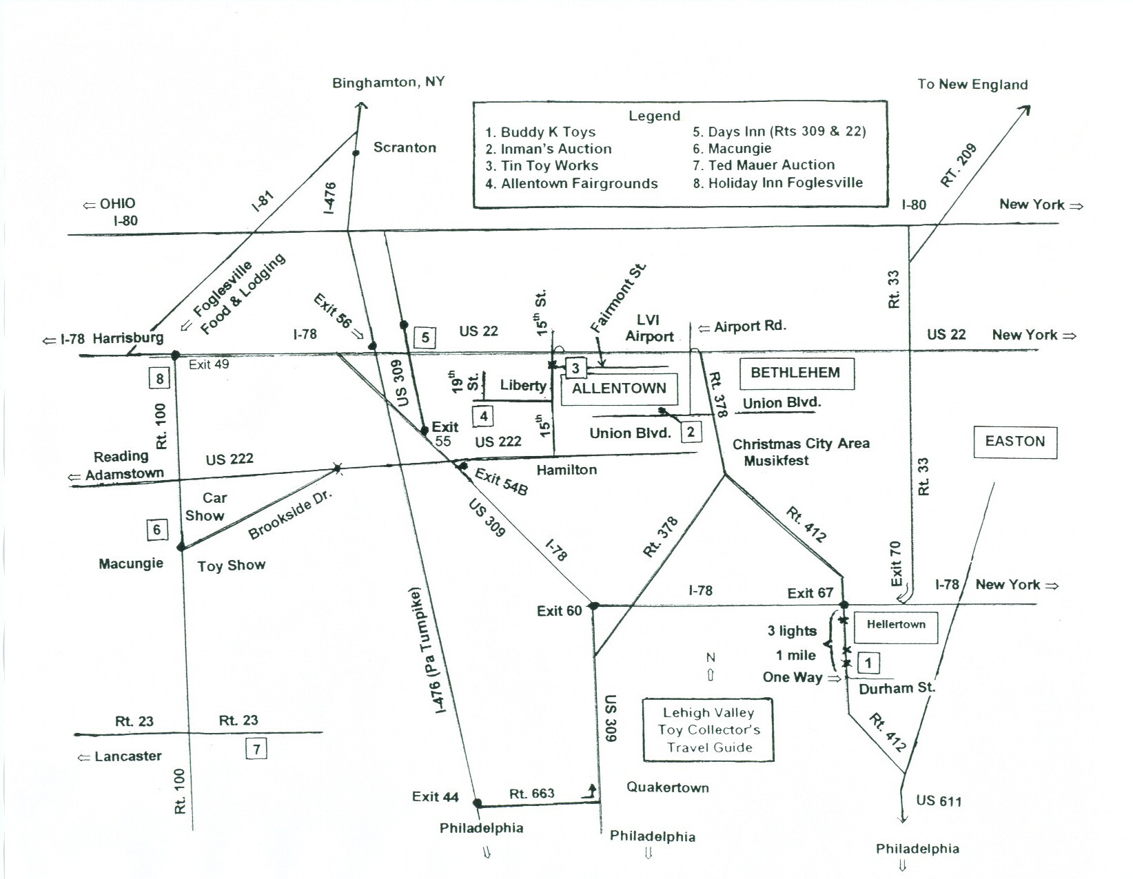 Lehigh Valley Map